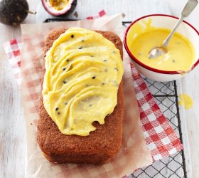 Butter Cake with Passionfruit Butter