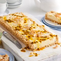 Passionfruit Coconut Crackle Slice