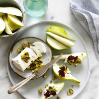 Goats Cheese and Pear Wedges