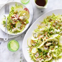 Pear and Brussel Sprout Slaw