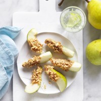 Peanut Butter and Nut Pear Wedges