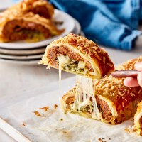 Family Sausage Roll with Mozzarella