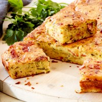 Zucchini, Herb and Pancetta Frittata