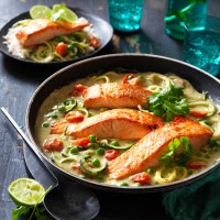 Green Thai Curry Salmon