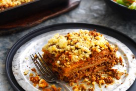 Beef Mince Rogan Josh Potato Bake