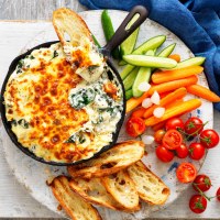 Creamy Spinach, Onion and Artichoke Dip