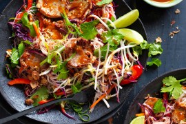 Satay Pork Vermicelli Rice Noodle Salad