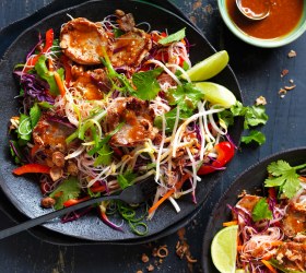 Satay Pork Vermicelli Rice Noodle Salad