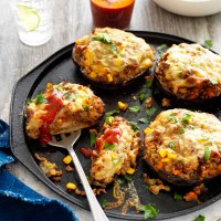 Savoury Mince Stuffed Mushrooms