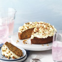 Carrot and Pecan Cake with Cream Cheese Frosting