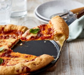 Stuffed Crust Margherita Pizza