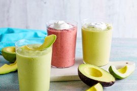 Three Avocado Smoothies