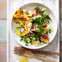 Smoked Duck and Peach Salad