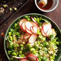 Brown Rice and Edamame Salad