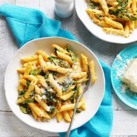 Sweet Potato Alfredo Penne