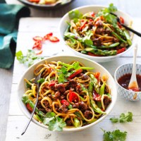 Sweet Chilli Turkey Noodle Stir-fry