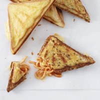 Spaghetti and Cheese Jaffles (Toasties)