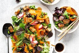 Teriyaki Tofu Asian Salad