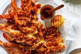 Texas Style Butterflied BBQ Prawns