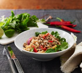 Thai Peanut and Chicken Noodle Salad