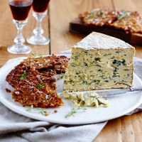 Salted Florentine Bark and Blue Cheese