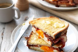 Air Fryer Bacon & Egg Toastie