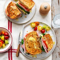 Ham, Cheese, Tomato & Spinach Toastie