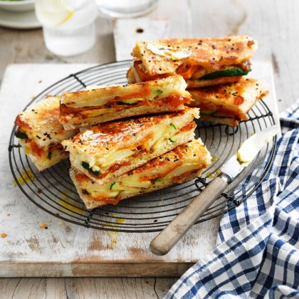 Roast Veggie Turkish Toastie