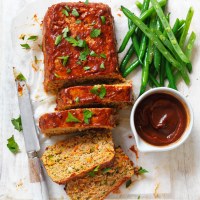 Veggie Packed BBQ Meatloaf