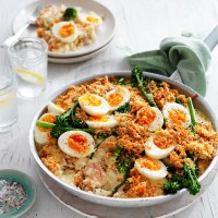 Tuna Mornay with Eggs