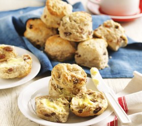 Sultana and Cinnamon Scones