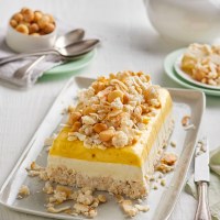 Mango and Coconut Crackle Parfait