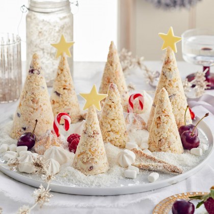 White Christmas Forest Platter