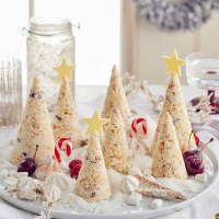 White Christmas Forest Platter