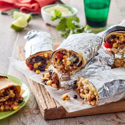 Quick Beef Burritos