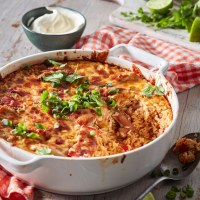 Mexican Chicken and Rice Bake