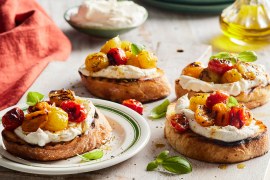 Grilled Tomato Bruschetta