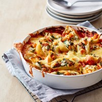 Pumpkin, Spinach and Ricotta Stuffed Shells