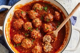 Porcupine Meatballs in Tomato Soup