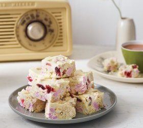 White Chocolate & Raspberry Rocky Road