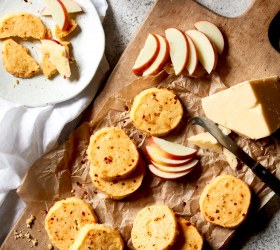 Cheddar and Chilli Shortbread