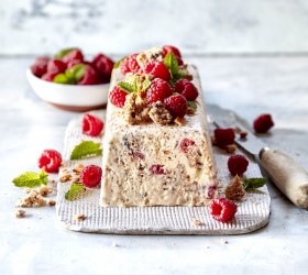 Delicious Hot Cross Bun and Chocolate Semifreddo