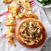 Beef Stroganoff in Garlic Cob Loaf "The Cobanoff"