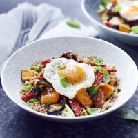 Mediterranean Barley Salad with Chargrilled Vegetables