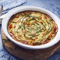 Zucchini Ribbon Frittata