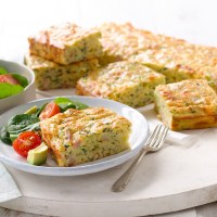 Zucchini & Bacon Slice