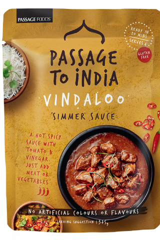 Passage to India Vindaloo simmer sauce 